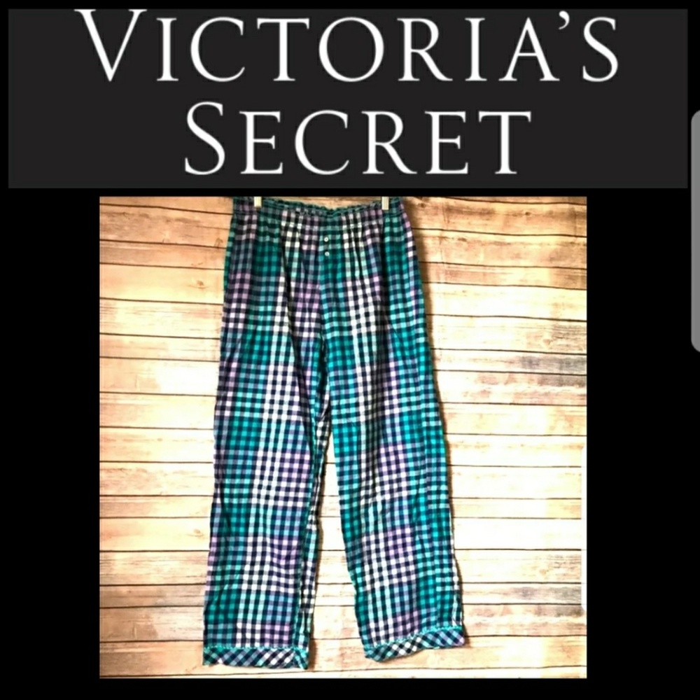Victoria Secret Plaid checkered flannel Pj Pants